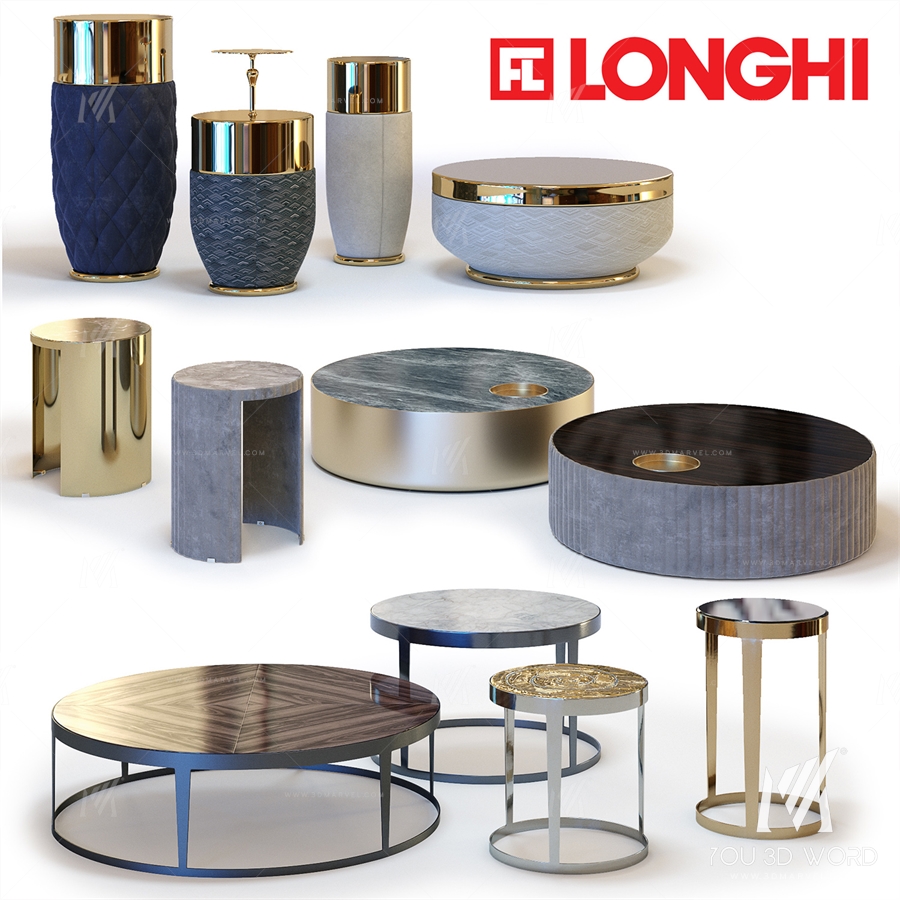 FRATELLI LONGHI Coffee Tables Set 01